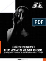 Los Gritos Silenciosos de Las Víctimas de Violencia de Género: Un Enfoque Desde La Perspectiva Pre Procesal y Procesal Penal en El Ecuador