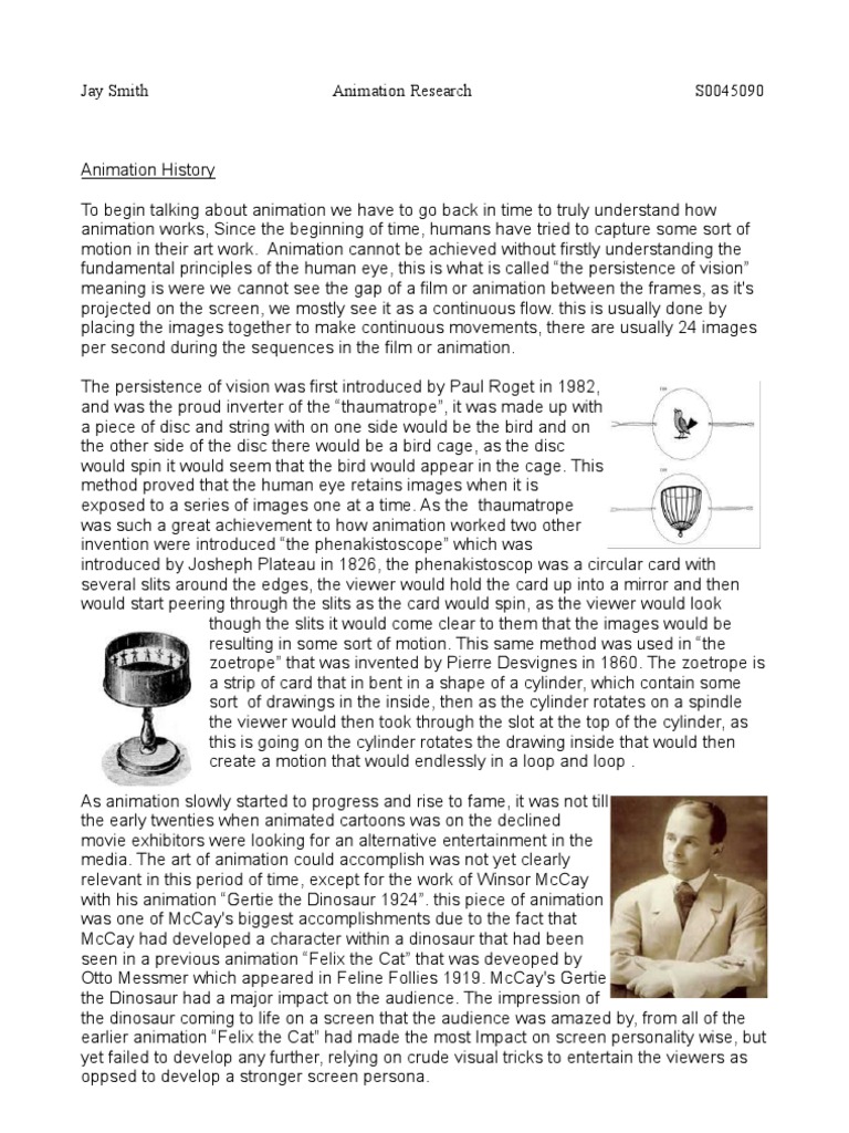 Animation PDF | PDF | Pixar | The Walt Disney Company