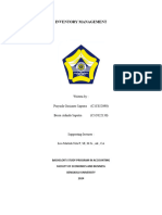 Inventory Management: Written By: Prayuda Gusianto Saputra (C1C022090) Besra Adinda Saputra (C1C022130)