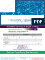 Hidroterapi Uygulamaları