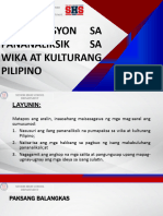 FILIPINO G11 - Week17Introduksyon Sa Pananaliksik Sa Wika at Kulturang Pilipino