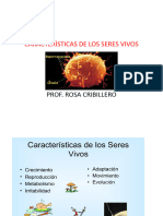 Caracterìsticas Seres Vivos