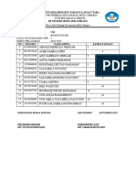 Daftar Hadir Ujian