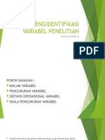 Mengidentifikasi Variabel Penelitian