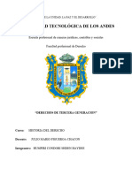 Derechos de Tercera Generacion PDF