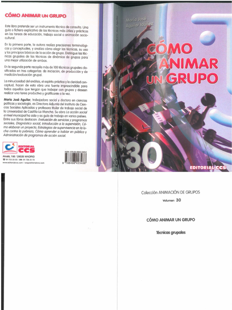 Como Animar Un Grupo Tecnicas Grupales | PDF