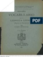 Pequeño Diccionario de La Lengua Lenca