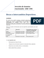 Becas e Intercambios Internacionales