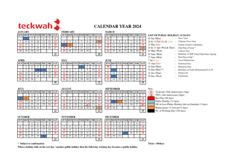 Malaysia 2024 Public Holidays Calendar | PDF | Observances | Malaysia