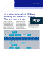 Clifford Chance UK Implementation of EU BRRD