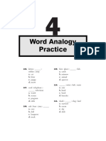 Verbal Analogy Exercise 4