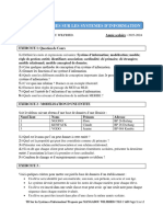 TD Sur Les Systèmes Dinformation en Terminale CD 2023 2024
