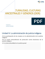 Interculturalidad Culturas Ancestrales y Generos Der - U4C8