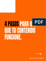 4 Pasos para Que Tu Contenido Funcione