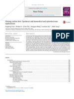 Shining Carbon Dots - Synthesis and Biomedical