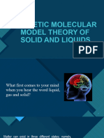 1 Kinetic Molecular Model of Solid and Liquids Autosaved