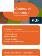 02 Definitions of Economics