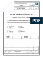 Method Statement of Storage Tank