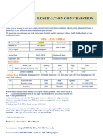 Reservation Confirmation Form