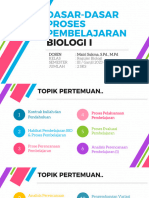 Modul MK Dasar-Dasar Proses Pemb. BIOLOGI I