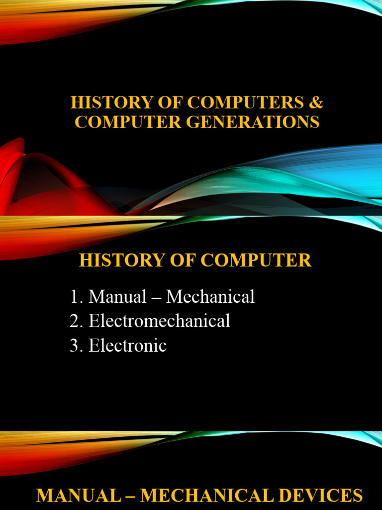 Evolution of Computer Generations | PDF | Integrated Circuit | Computer ...
