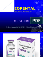 1 - Thiopental - 2023