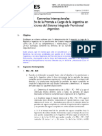 PREV-09-02 Convenios Internacionales - Determinación de La Prorrata A Cargo de La Argentina en Las Prestaciones Del SIPA
