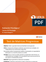 Test Matrices Progresivas