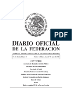 Contenido: No. de Edición Del Mes: 8 Ciudad de México, Lunes 13 de Enero de 2020