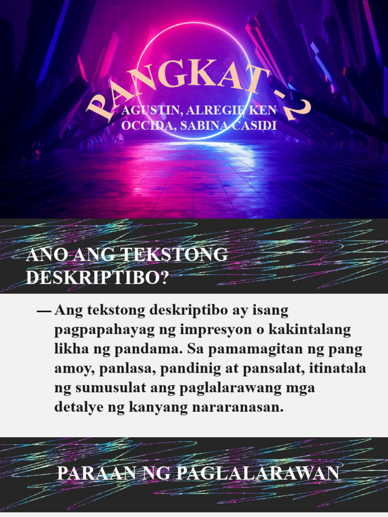 Paglalarawan: Obhetibo at Subhetibo | PDF | Self-Improvement | General ...