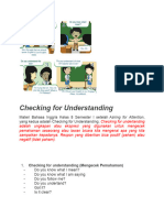 B ING 8 C1 Checking For Understanding