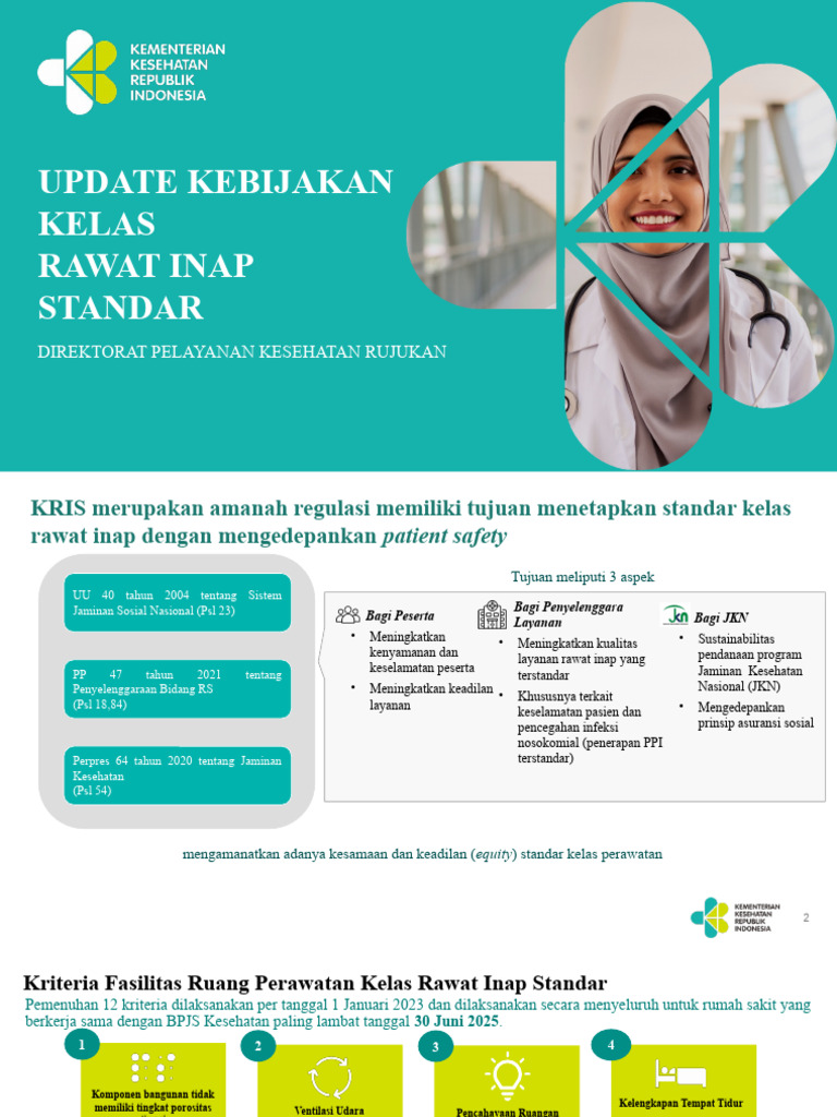 Implementasi Kelas Rawat Inap Standar KRIS | PDF
