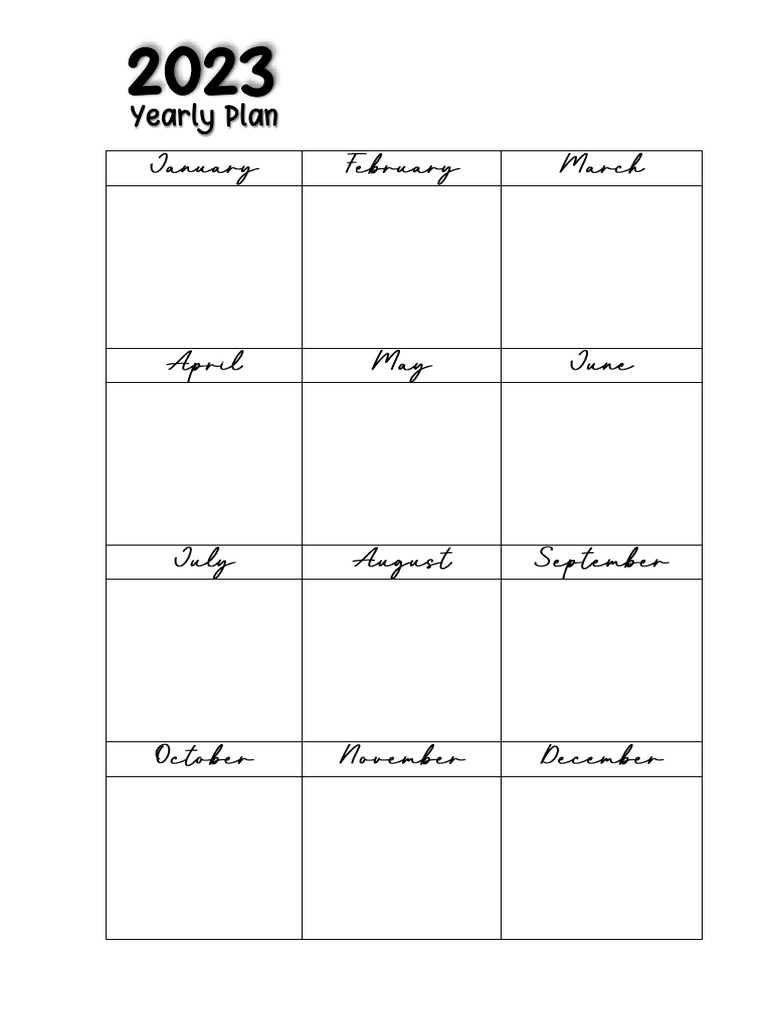 Planner Layout - January | PDF