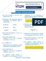 Magnitudes Proporcionales - 3ro