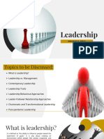 Lesson 11 - Leadership