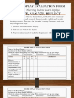 Board Display Evaluation Activity 2