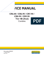 New Holland CR6.80, CR6.90, CR7.90, CR8.90, CR9.90 Tier 4B (Final) Combine Service Repair Manual NA