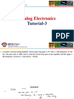 Analog Electronics Tutorial 3 2024