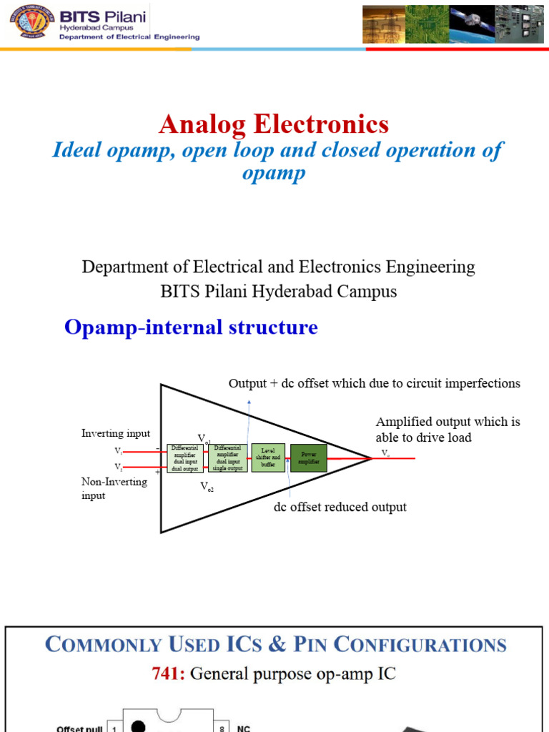 Analog Lecture 5 - CMS | PDF | Operational Amplifier | Amplifier
