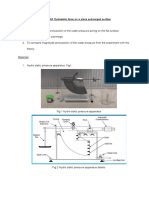 1.hydrostatic Force On A Plane Submerged Surface