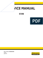 New Holland E50B Hydraulic Excavator Service Repair Manual