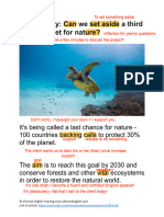 Biodiversity Protect 30% Article JForrest English