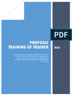 Contoh Proposal Training of Trainer