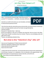 Media - ReadingMaterial - Valentines Day How Halaal Is It