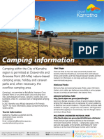 Camping Information Karratha