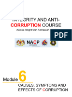 Notes 6 - Causes, Symptoms and Effects of Corruption