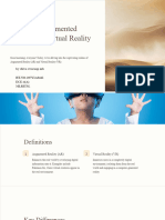 Augmented Reality and Virtual Reality PPT Techni