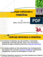 Doenças Nutricionais e Tratamento Das Feridas