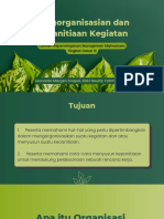 Peorganisasian Dan Kepanitiaan Kegiatan