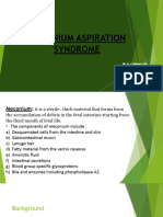 Meconium Aspiration Syndrome A1